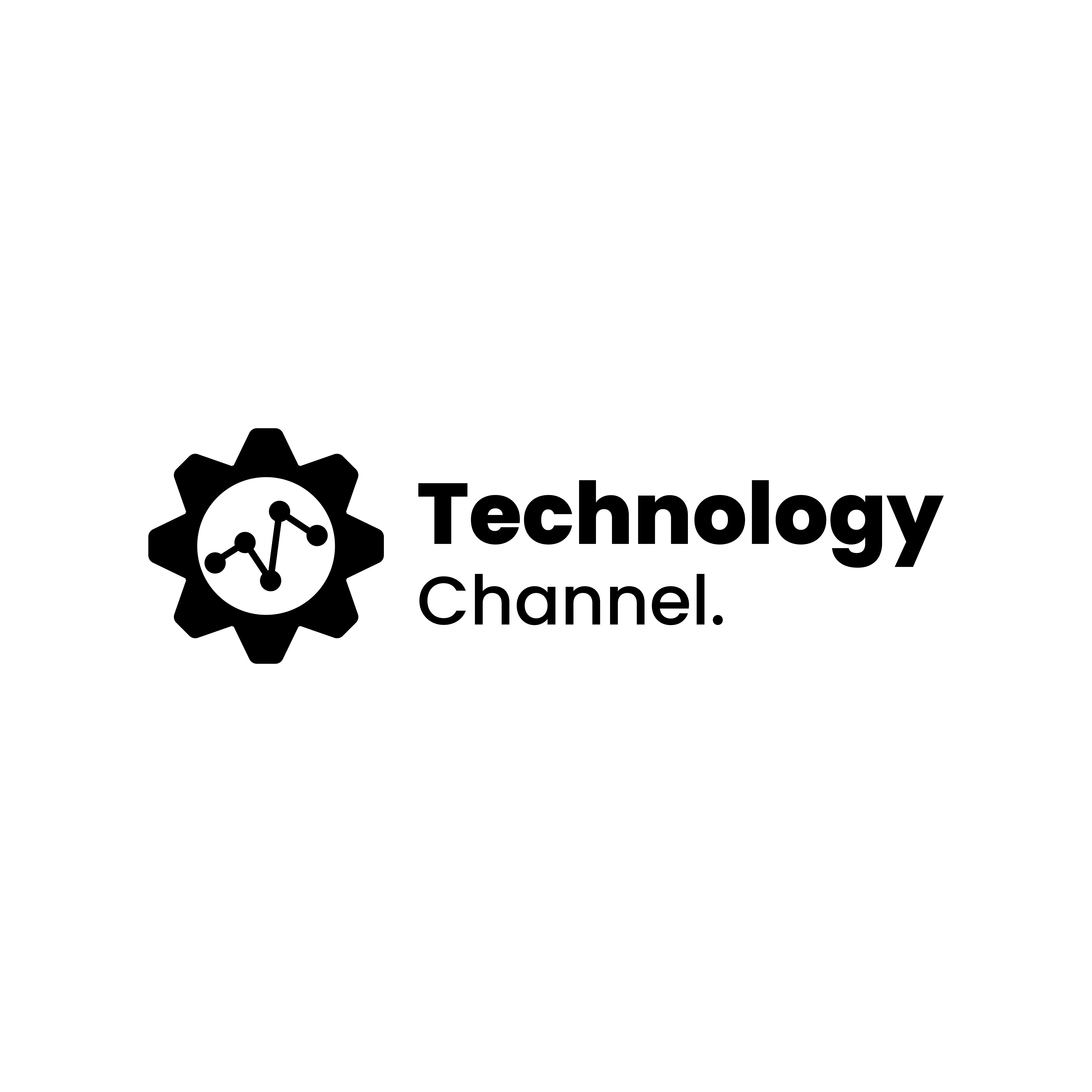 Logo on white